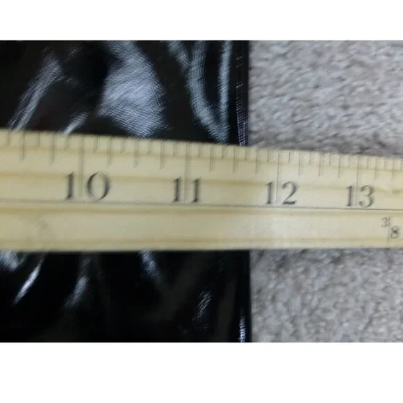 NWT Hustler Black Maxine Faux Leather Wired Dress (Size 4) - Picture 14 of 15